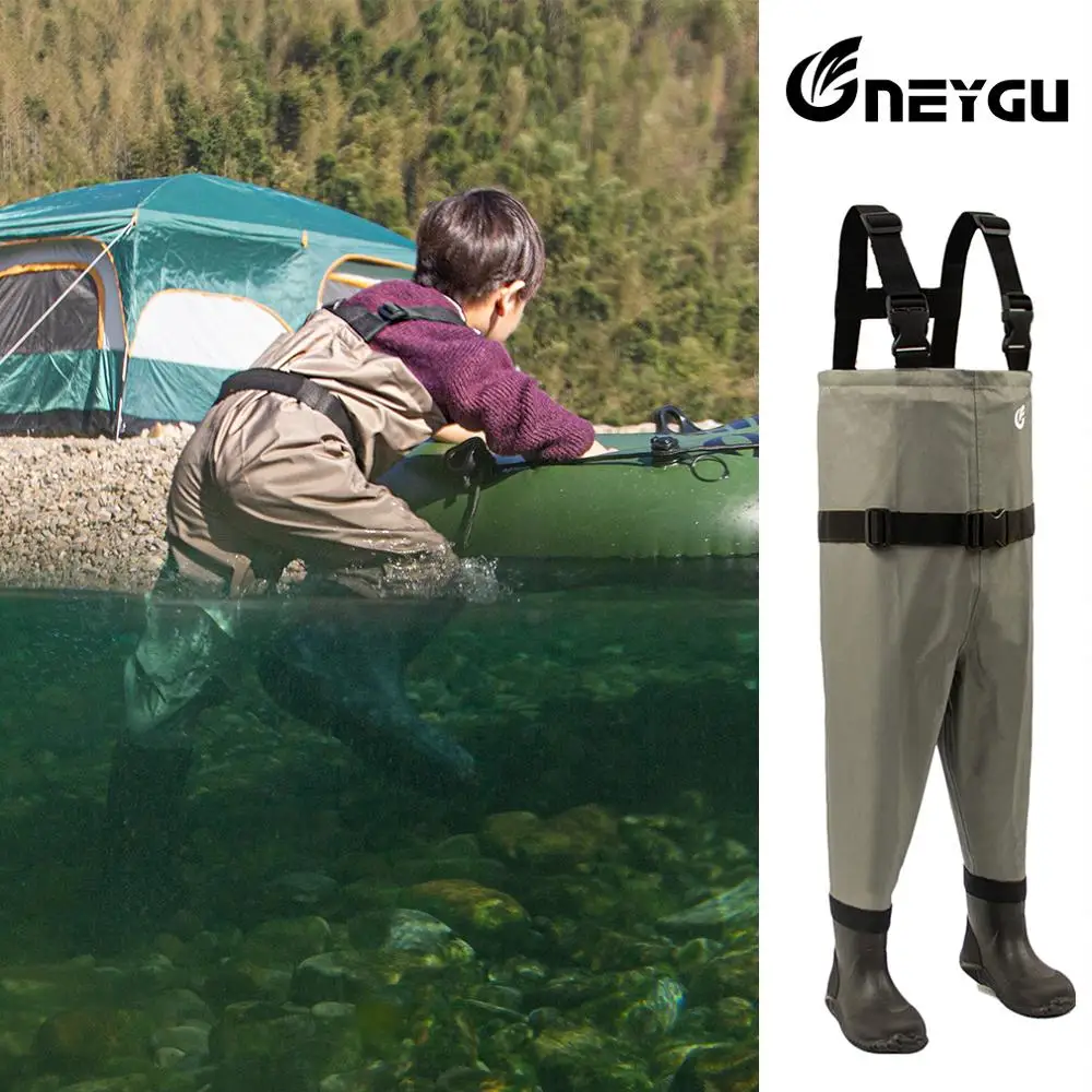 NeyGu/детские дышащие болотные штаны; Детские болотные сапоги с противоскользящей подошвой; непромокаемые комбинезоны для малышей