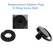 Bouchon en caoutchouc de remplacement pour haut-parleur Bluetooth Logitech, 1 pièce, boulon à vis, anneau en D