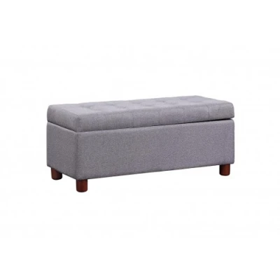 39'' Storage Bench Tufted Linen Fabric Storage Bench 39'' Storage Bench Tufted Linen Fabric Storage Bench