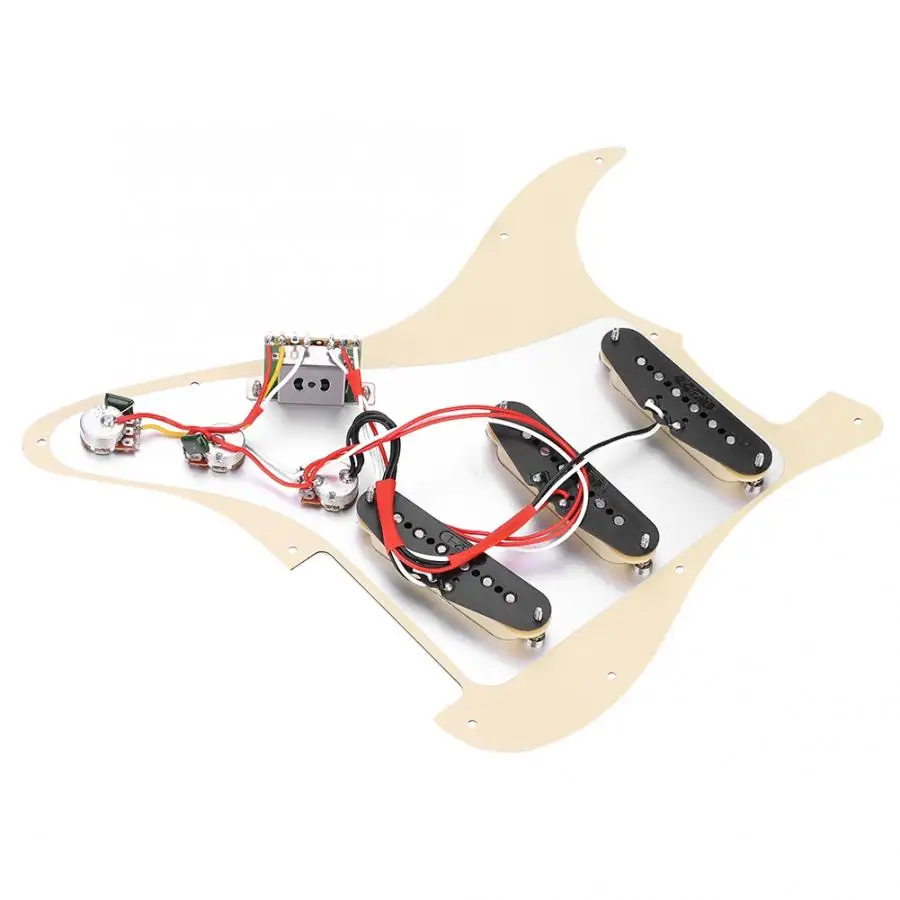 Загруженный Предварительно проводной магнит для электрогитары Pickguard ALNICO V 1