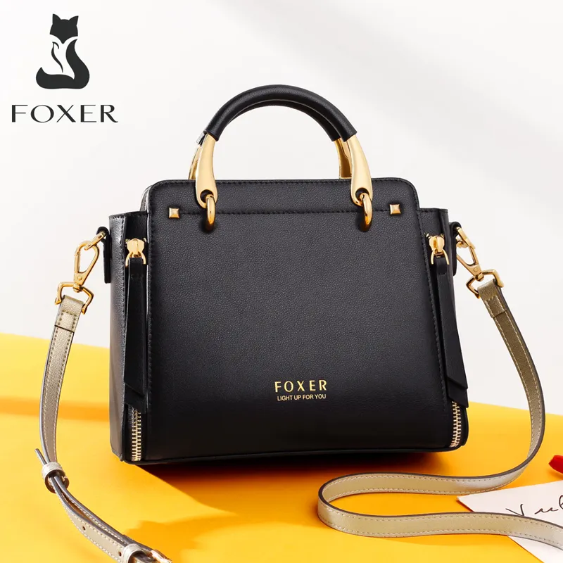 Foxer Drivy Women Leather Crossbody Bag