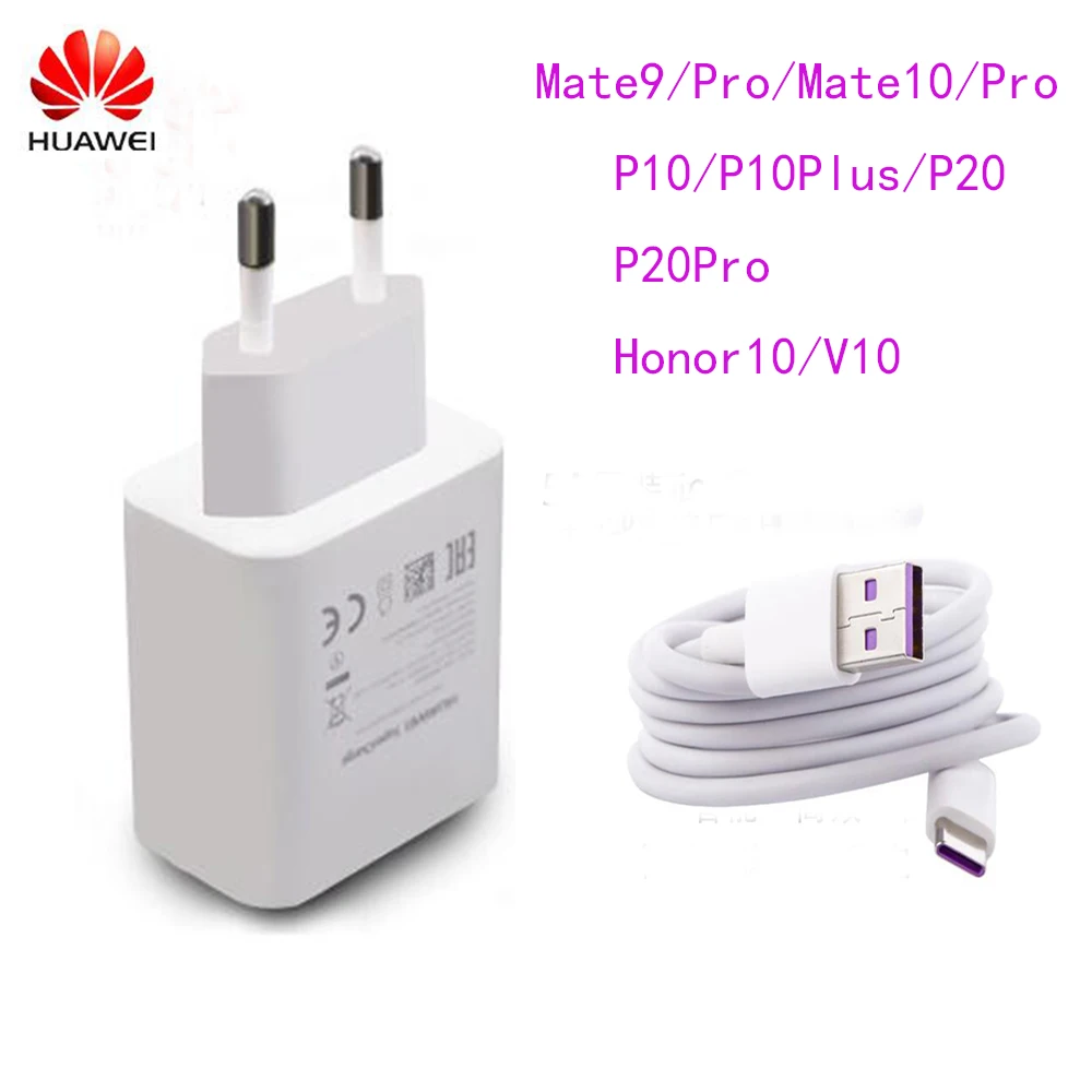 Оригинальное быстрое зарядное устройство HUAWEI p30 P с суперзарядкой европейская