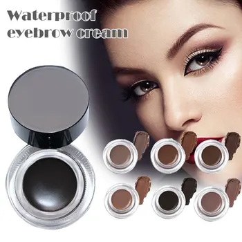 

Eyebrow Pomade Liner and Eyebrow Cream with Brush Long Lasting Brow Color Gel Eyebrows Enhancers that Fills Shape Eyebrow Cream