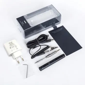

New TS80 Mini Portable Digital Electric Soldering Iron Adjustable Temperature Solder Station OLED Display USB Type C Power QC3.0