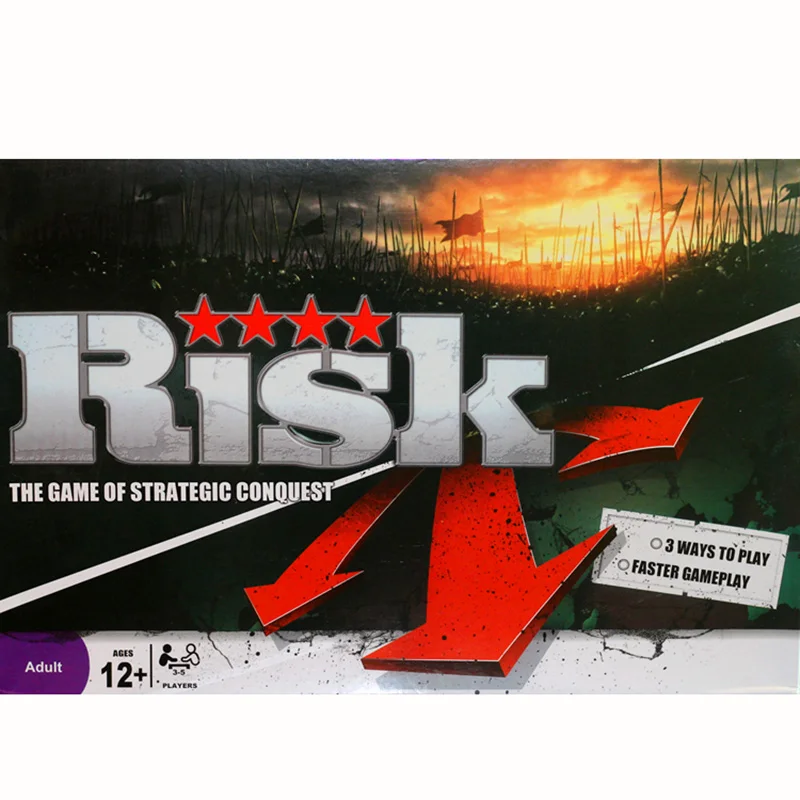 

Risk (Revised Edition) Board Game 3-5 Players to Play Family/Party/ Friends Best Gift for Children English Classic Cards Game