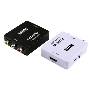 

720/1080P Mini AV to HDMI Converter AV Composite Adapter RCA to HDMI HD Video Converter for PC /HDTV /Monitor