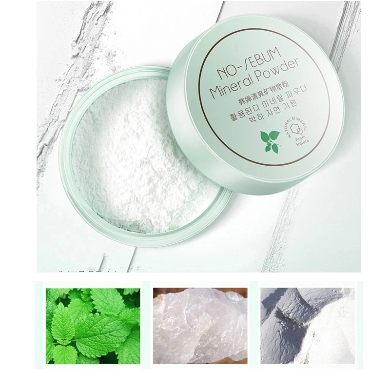 

Natural Nude Color Powder Professional Face Setting Powders Oil-control Refreshing Mineral Setting Powder Make Up Brighten 28D