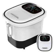 Массажная ванночка для ног с автоматическим подогревом для ног электрическая Высокая бочка для домашнего педикюра
