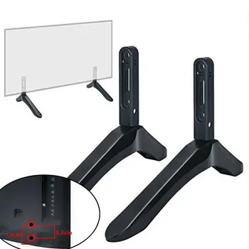 

32-65 Inch LCD TV Height Adjustable Universal TV Stand Alloy Steel Plasma LCD Flat Screen Table Top Pedestal