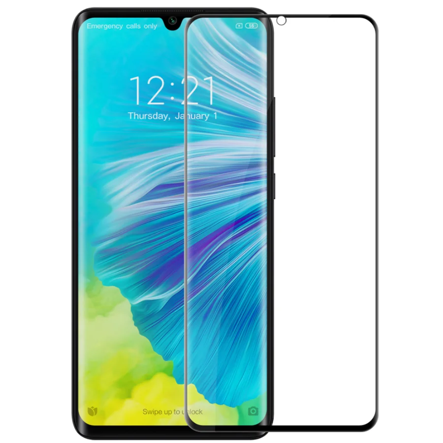 Черный 3D изогнутое закаленное стекло с полным покрытием для Xiaomi Mi CC9 Pro Note 10 Pro стекло Nillkin CP+ MAX Защитная пленка для экрана - Цвет: Черный