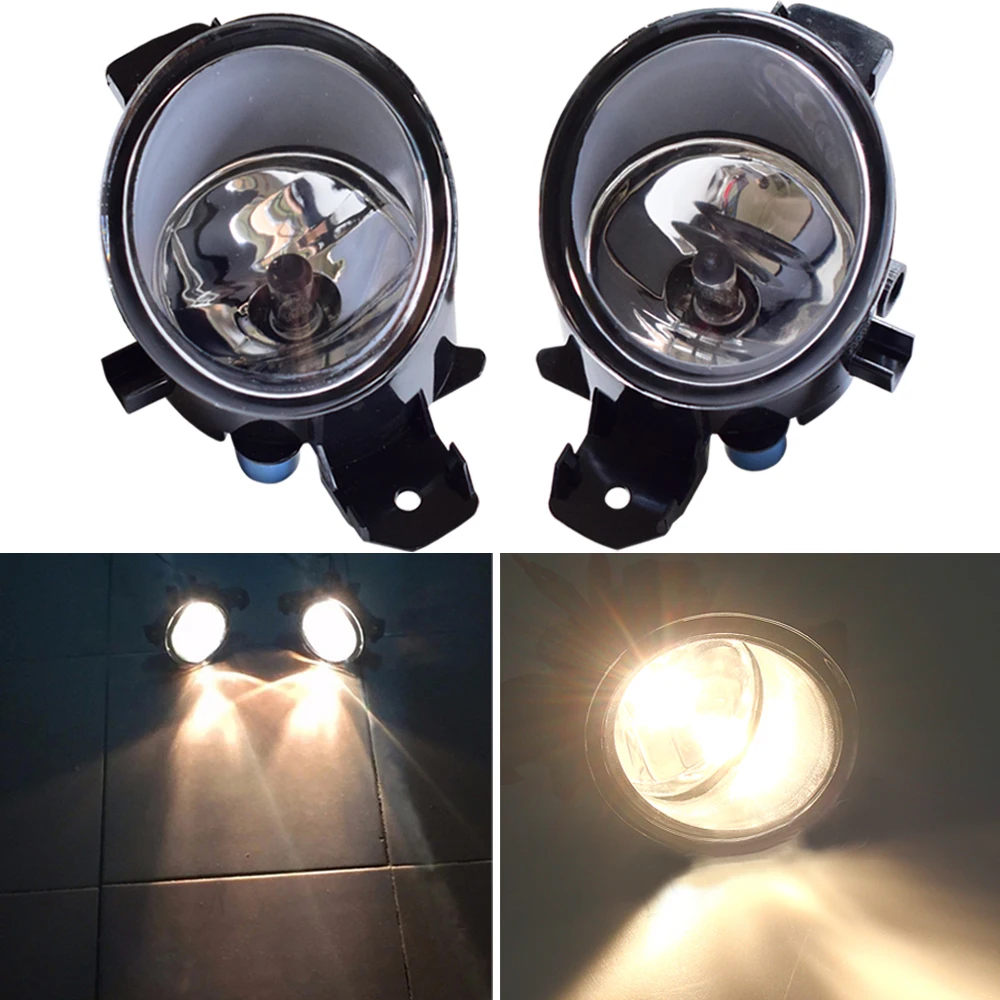 For Lamp Emply 2pcs Car Styling Fog Lighting Halogen Light Fog Lamp Lighting Halogen Light