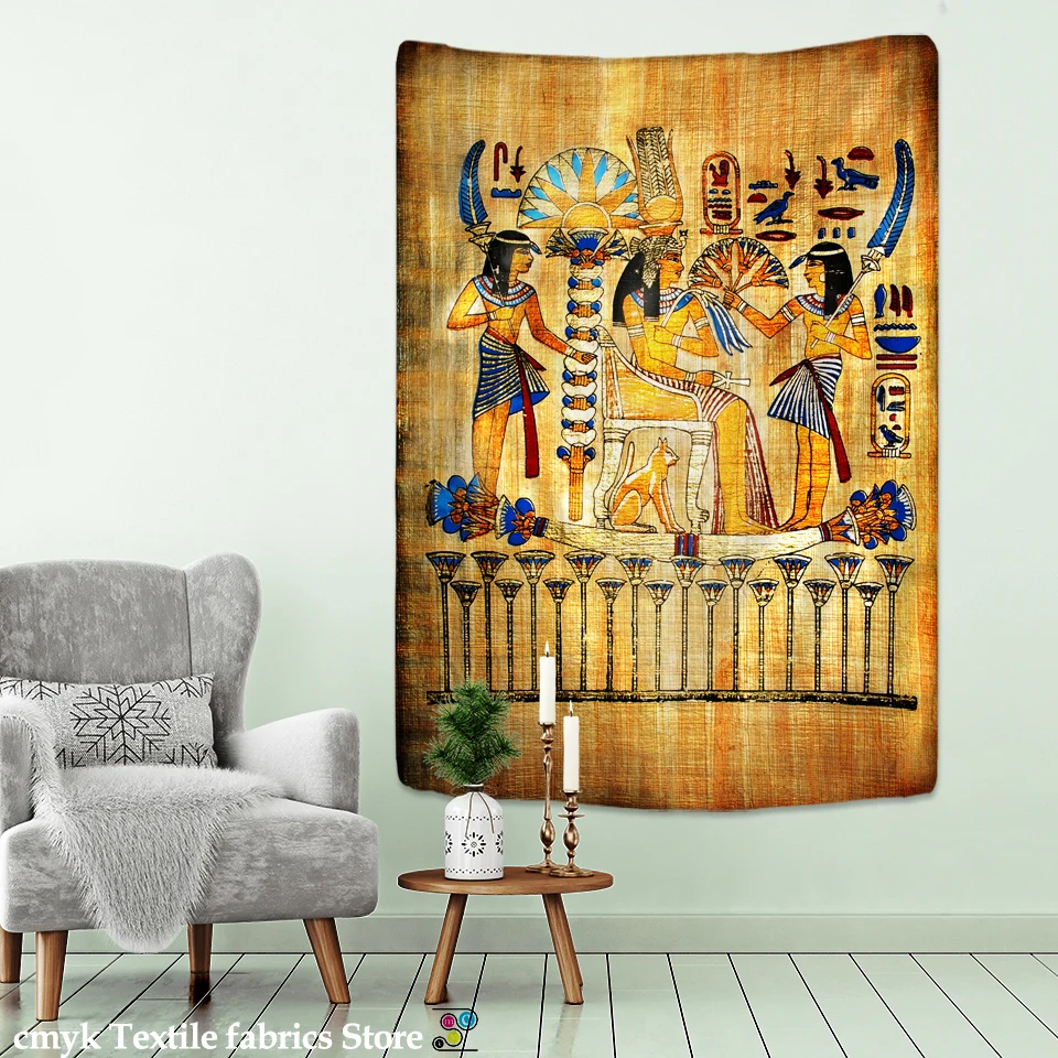 Ancient Egyptian Egypt Tapestry Wall Hanging Home Dorm Decor Bedspread Throw Art 