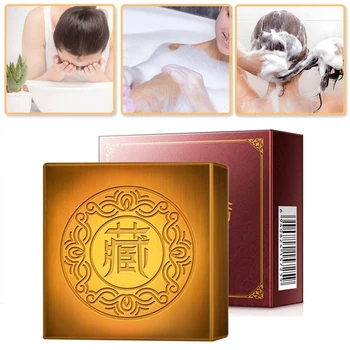 

Saffron Cleansing Soap Moisturizing Anti-bacterial Remove Acne Clean Pore Handmade Soap