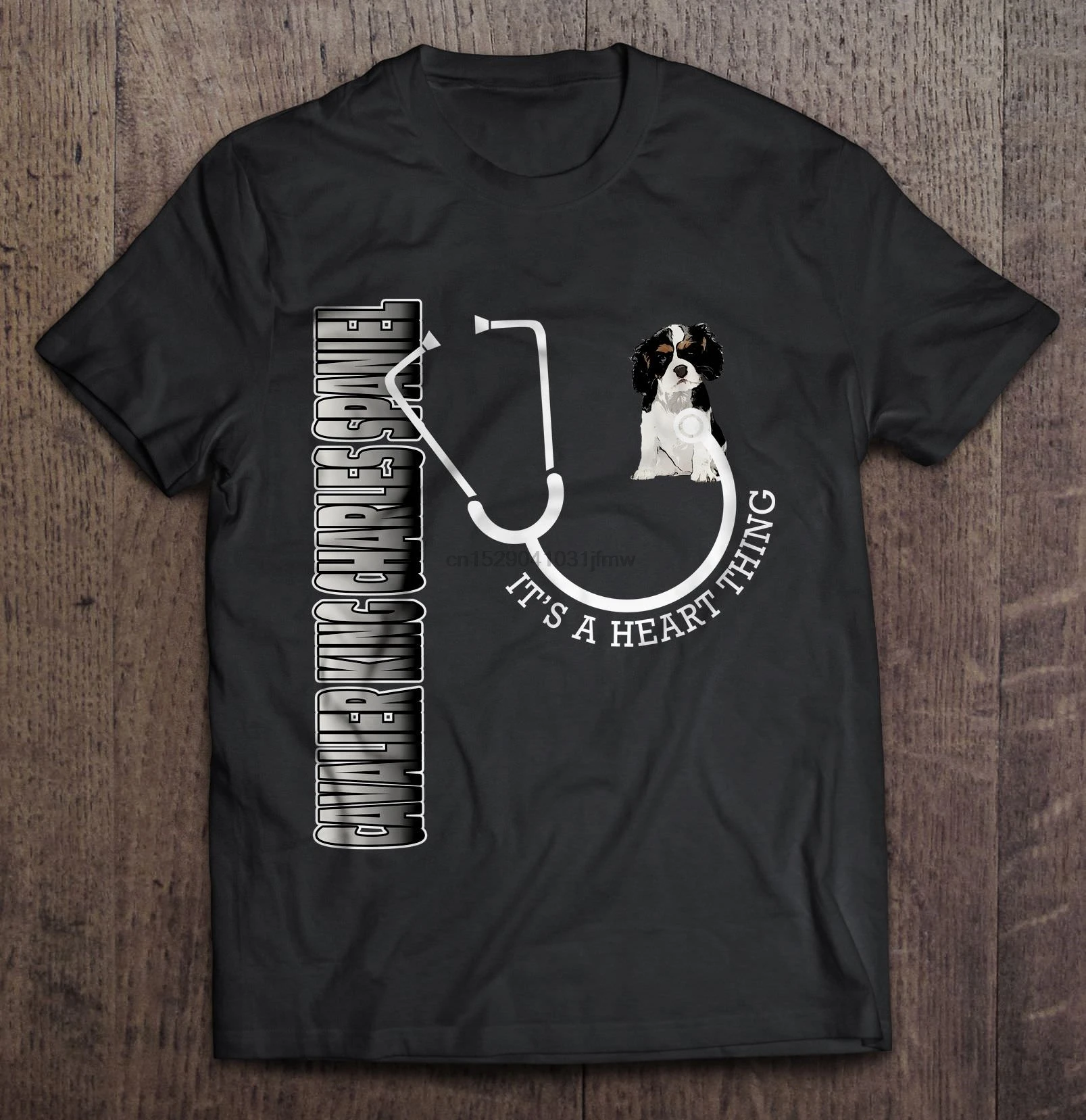 

Men Funny T Shirt Fashion tshirt Cavalier King Charles Spaniel It's A Heart Thing Stethoscope Women t-shirt