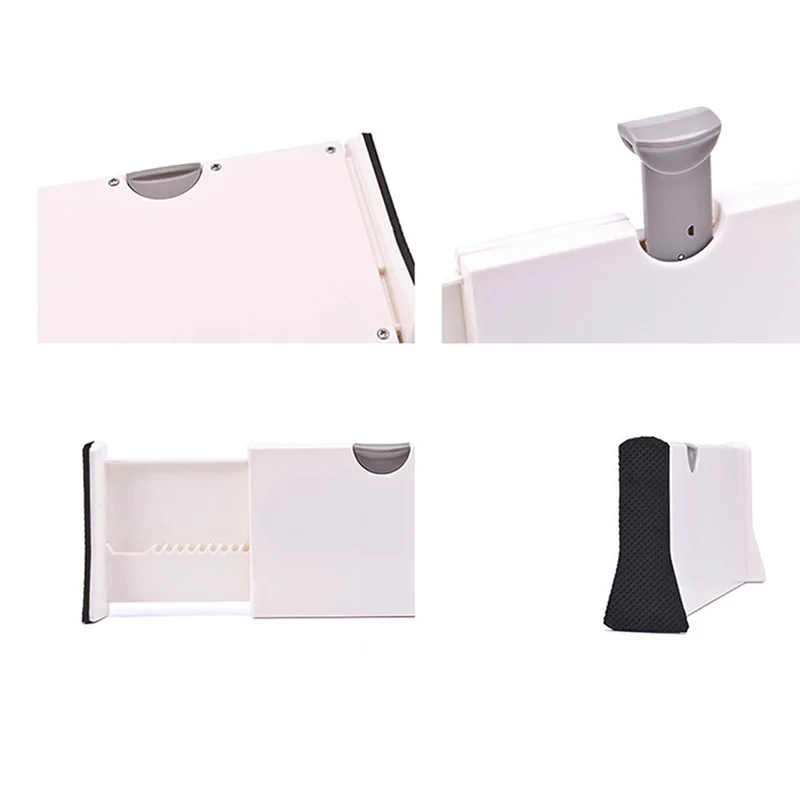 Белый-регулируемые носки Нижнее белье разделитель ящика перегородки ящик для хранения Чехол Лидер продаж