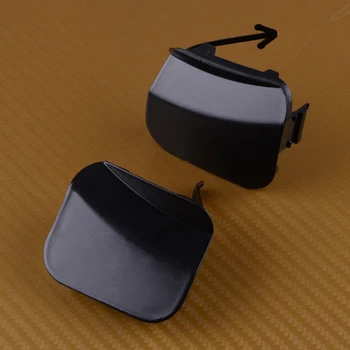 

DWCX Plastic Left & Right Front Car Bumper Tow Hook Eye Cover Cap fit for Toyota Highlander 2008 2009 2010