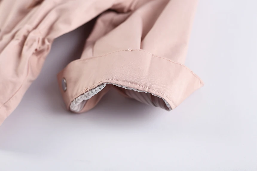 Осенняя куртка с капюшоном для маленьких девочек; ; детская одежда; модная ветровка с длинными рукавами для маленьких девочек; повседневные пальто