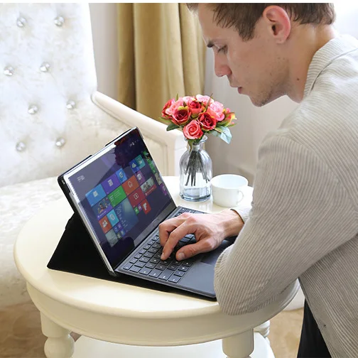 2020 Suede Pu Bőr Flip Tok Laptop Táblagép Fólióhüvely A Microsoft