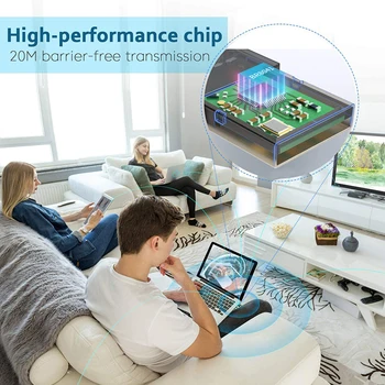 

USB Bluetooth 5.0 Adapter for PC Laptop WindowsXP/Vista7/8/10 Bluetooth Headset Mouse Keyboard Speaker AS99