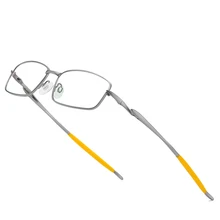 

LAMOFUR Fashion Optical Frame Women Rectangle Metal Glasses Men Anti-Blu-ray Computer Eyewear 54C-148