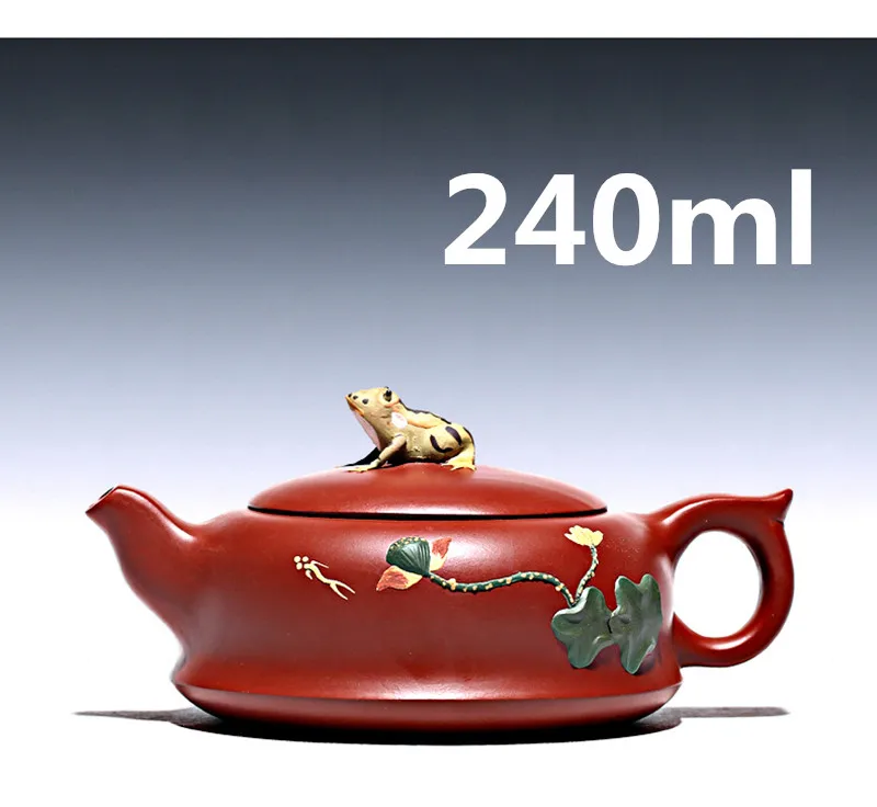 

Teapot Yixing Zisha Clay Chinese Porcelain Teapots Tea pot Ceramic 240ml Teaset New Arrived High Quality With Gift Box