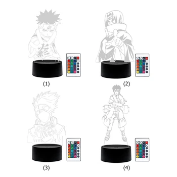 

Multi-functional Classic 3D Anime 7 Colors LED Table Lamp Practical Durable Touch Switch Kids Bedroom Decor Night Light