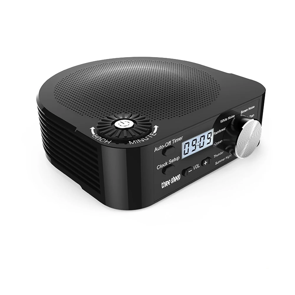 

Baby Sound LCD Display Timing USB Charging Spa Relaxation Sleep Machine Retro Night Kids Soothing Travel White Noise Therapy