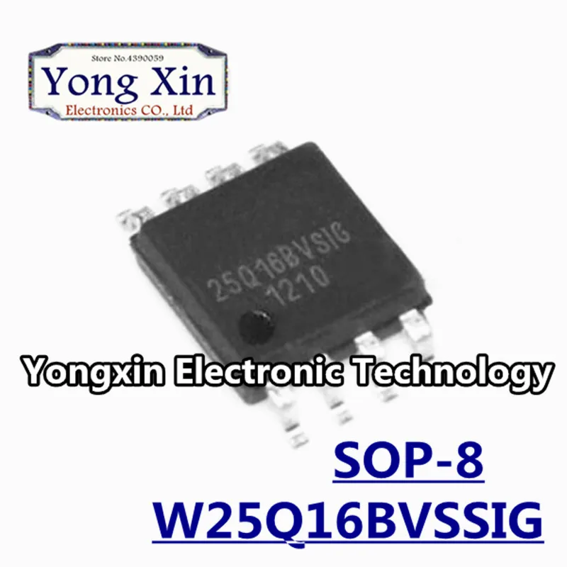 100 шт. W25Q16BVSSIG SOP8 W25Q16 25Q16BVSIG SMD |