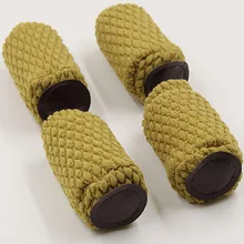 4 шт./компл. ножки стула стола носки для мебели утолщаются уменьшить шум пол протектор противоскользящие надежный стол Твердые вязание