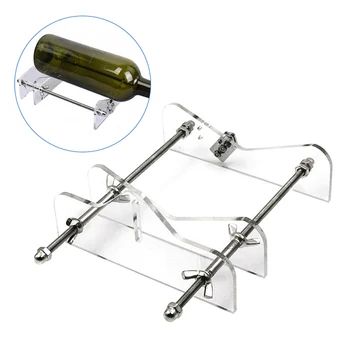 

DIY Glass Bottle Cutter Adjustable Sizes Metal Glassbottle Cut Machine for Crafting Wine Bottles Household Decorations Cutting