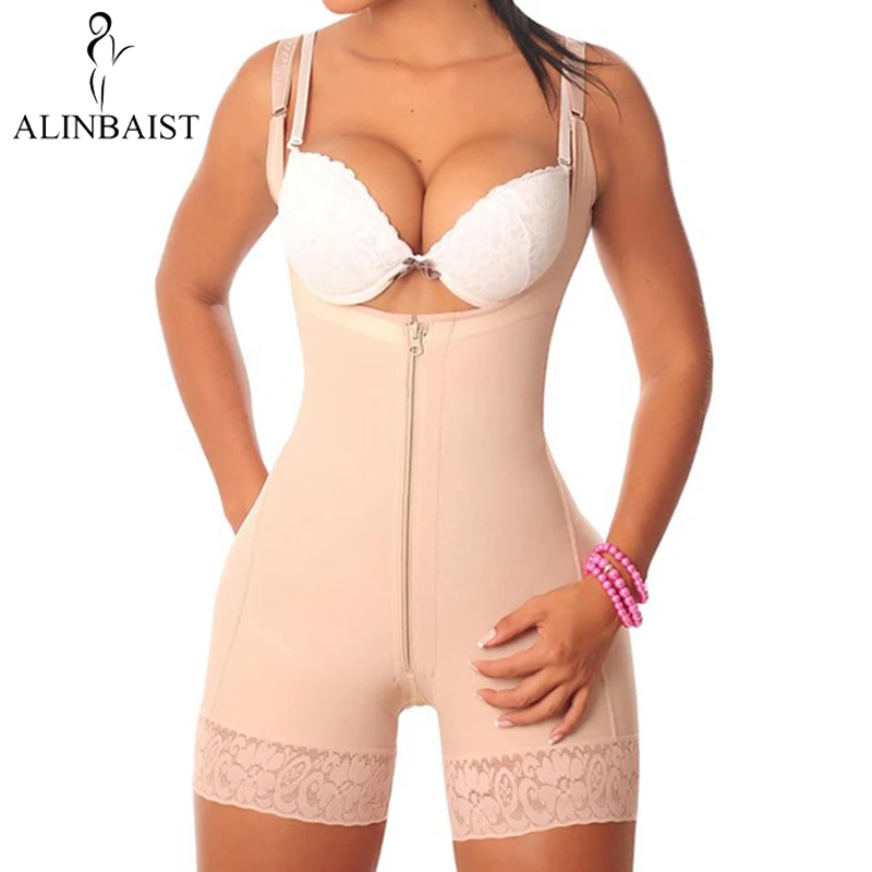 Fajas Full Body Shaper корсет хирургии нижнее белье бюстье придающее Утягивающее