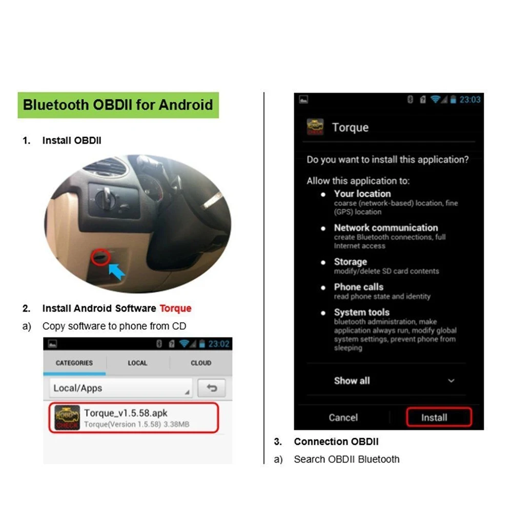 Портативный ELM327 V2.1 OBD 2 авто Bluetooth диагностический интерфейс сканер проверить инструмент горячий Бутик