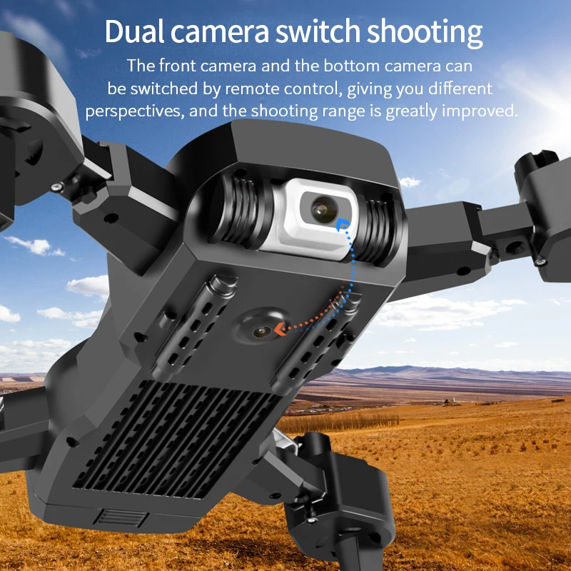 Details about   4k profession HD Wide Angle Camera 1080P WiFi fpv Drone Dual Camera  Height 