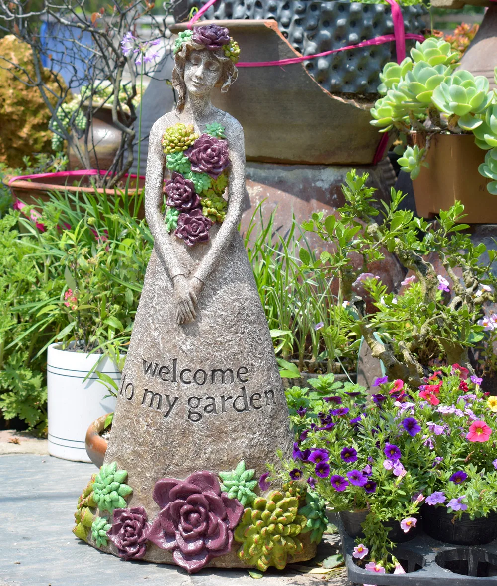 Открытый балкон садовая планировка Добро пожаловать девушка украшения