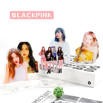 

K-pop Star BLACKPINK JENNIE LISA ROSE Jisoo Acrylic Stand Figure Stand Collection Gift Stationery Set