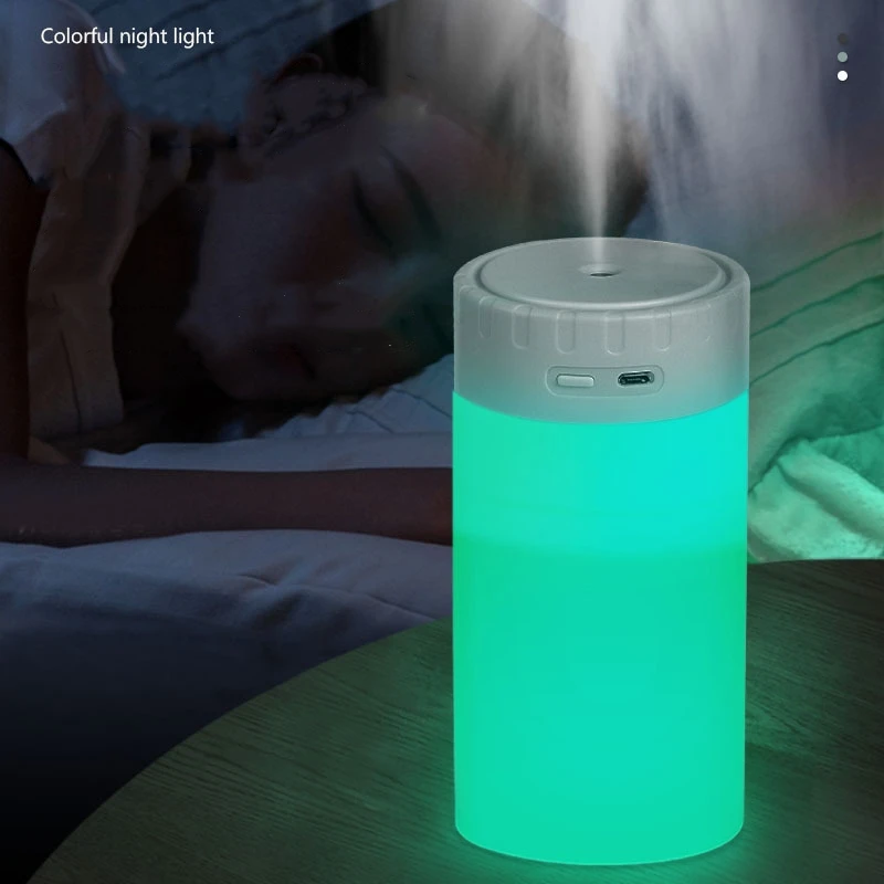 400ml USB Air Humidifier Ultrasonic Cool Mist Maker Fogger with Colorful LED Light For Car Aromatherapy Diffuser Humidificador