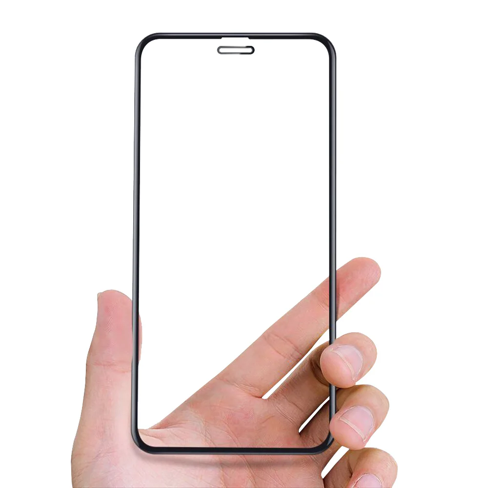 Screen film tempered glass For IPhone 11 Pro Max XR XS MAX 876S Plus Protective film Explosion-proof Anti-fingerprint 9D Edge 9H