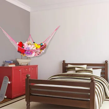 

Mesh Toy Net Stuffed Animal Hammock Stuffed Animals Toy Storage Net Extra Large Jumbo Wall Sling Corner Mesh Nets For Kids Toys