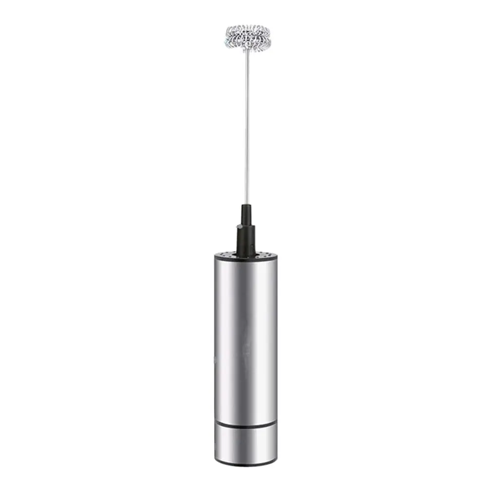 

Electric Coffee Milk Frother Foamer Mixer Stainless Steel Latte Stirrer Gadget Tools Hand Held Stirrer For Hot Chocolate Latte