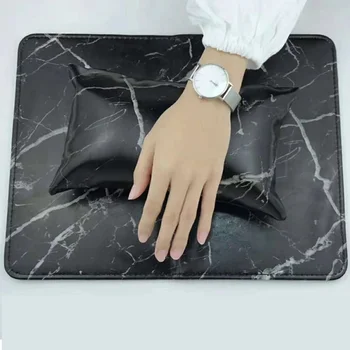 

Leather Manicure Table Pad Set Professional Nail Art Hand Pillow Cushion Artificial Arm Rest Pillow Nail Table Mat Manicure Tool