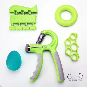 

Adjustable Multi-Spring Grip Strength Ball Fingers Muscle Trainer Climbing Fingerboard Fitness Five Suit Silica Gel wo li quan