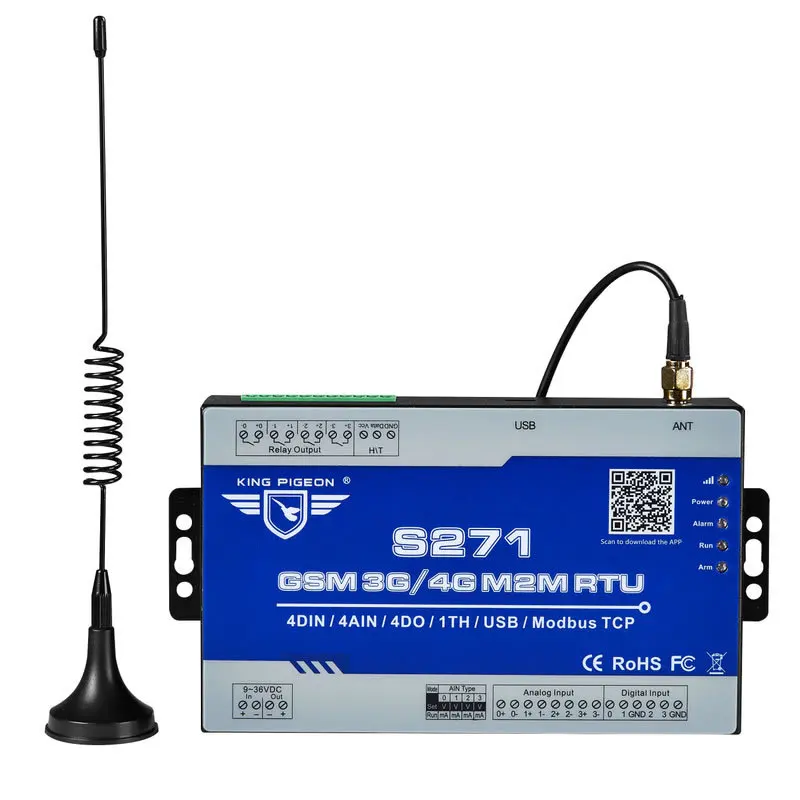 S271 3g M2M RTU SMS сигнализация контроллер системы беспроводной пульт дистанционного