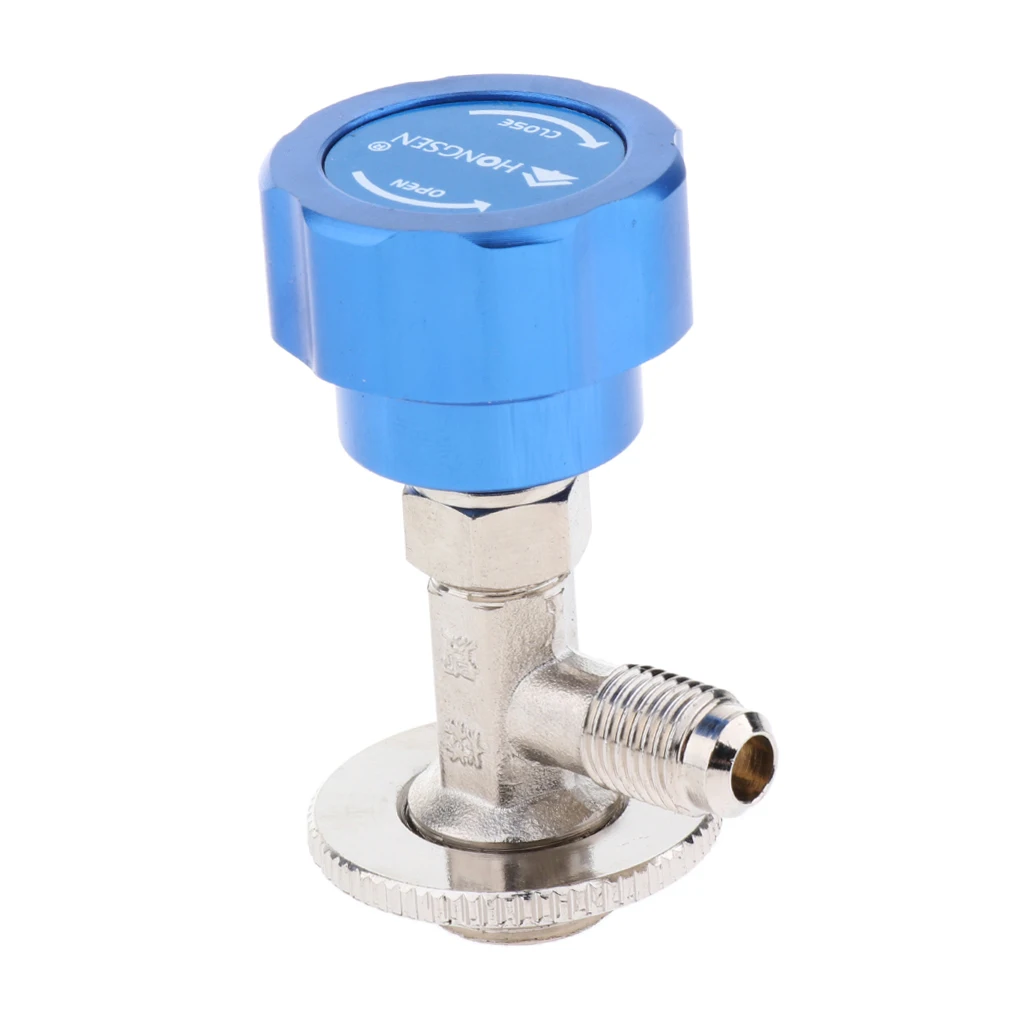 R22 R600a Refrigerant Can Bottle Tap Opener Valve Tool Adapter