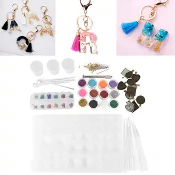 

DIY Silicone Resin Jewelry Casting Molds Resin Making Kit Craft Creating Resin Molds Tool Accessories