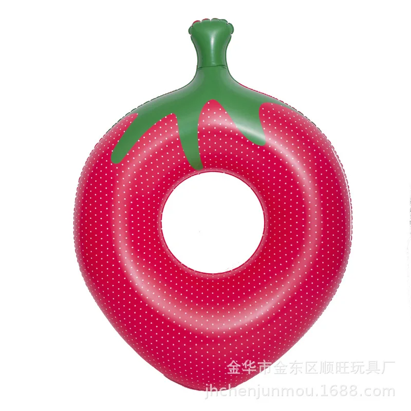 

Manufacturers Direct Selling PVC Inflatable Strawberry Swimming Tube Water Adult Floating Row Inflatable Fruit Swimming Tube Adu