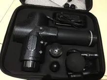 Pantalla LCD masaje arma profundo masajeador muscular dolor muscular cuerpo masaje de cuello ejercicio de relajación adelgazar la alivio del dolor