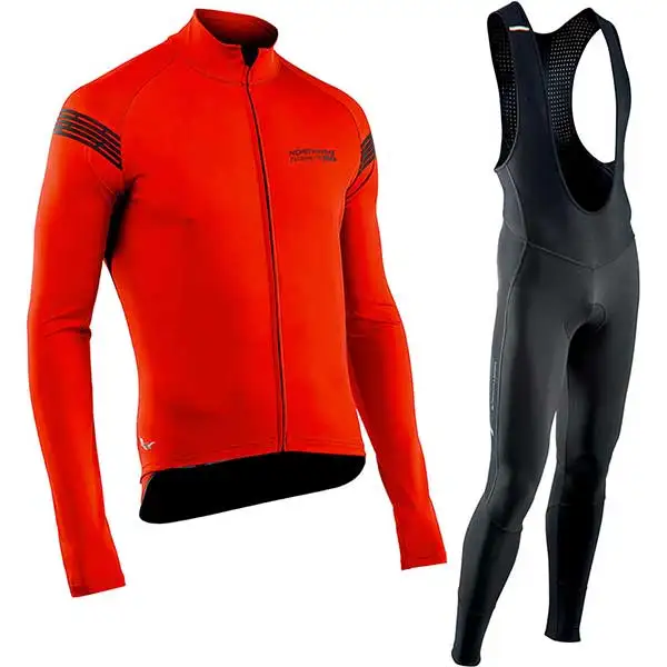 Northwave Pro Team Зимняя одежда для велоспорта дышащая Ropa Ciclismo Одежда с длинным рукавом для горного велосипеда одежда для спорта на открытом воздухе - Цвет: autumn set 5