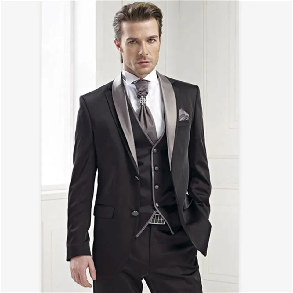 Классический мужской костюм смокинг Noivo Terno Slim Fit Easculino вечерние костюмы для мужчин черные свадебные смокинги Жениха Лучший человек - Цвет: picture color