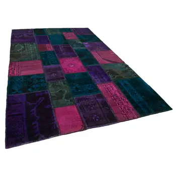 

202x310 Cm Multicolor Handmade Patchwork Rug-7x10 Ft