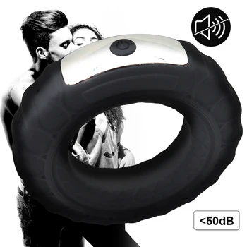 Wireless Remote Control Penis Ring Vibrator Stimulate Women Clitoris Massage Delay Ejaculation Cock Erection Vibrating Ring Shop 6